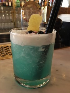 Blue cocktail